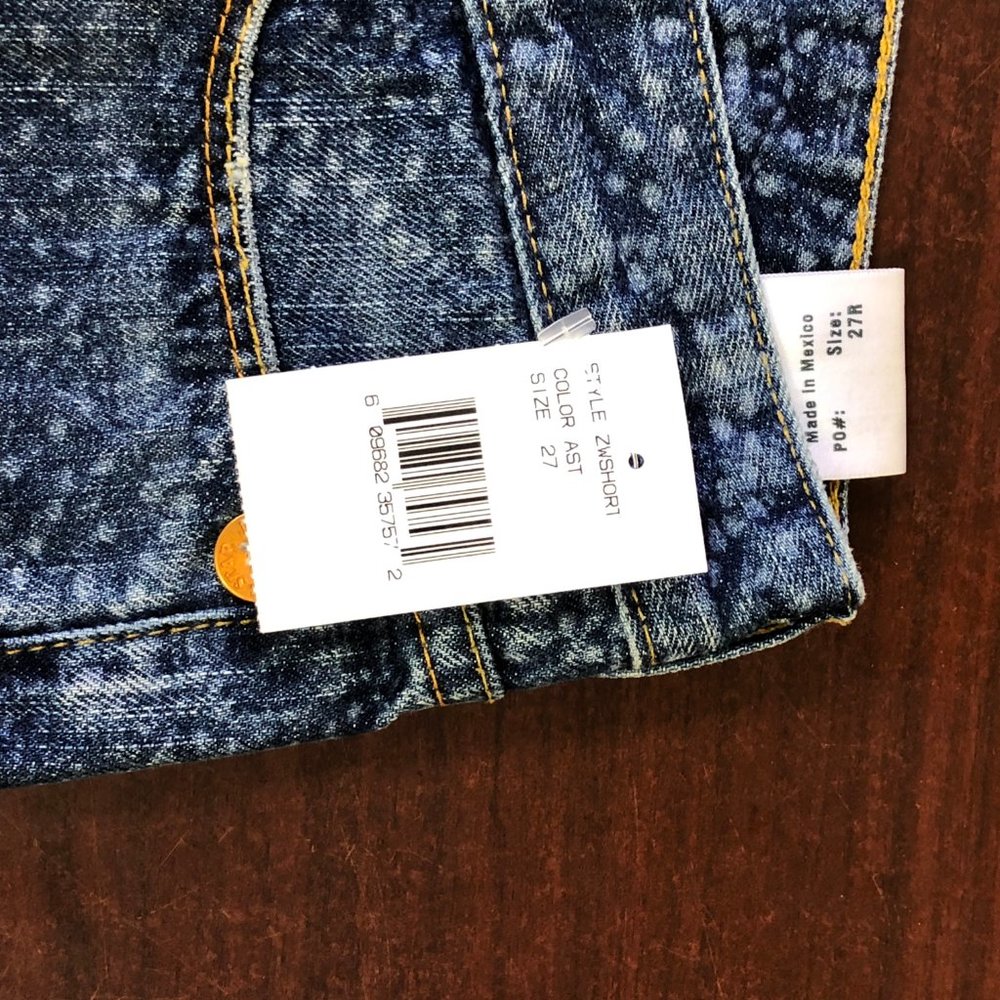 NWT Big Star Short Jeans, Waist flat 14", Front rise 7", Back rise 13" - Picture 7 of 10